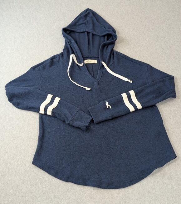 Xs Terry Long Sleeve Hooded Top Surf · Hollister — photo 1 of 1